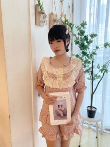 pijama nữ cổ sen